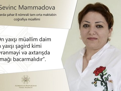 Bərdə müəllimləri “Bizim müəllim” layihəsində