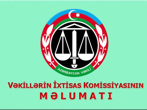 Vəkillər Kollegiyasının üzvü olmaq istəyənlərin sənədlərinin qəbuluna aprelin 16-dan başlanacaq