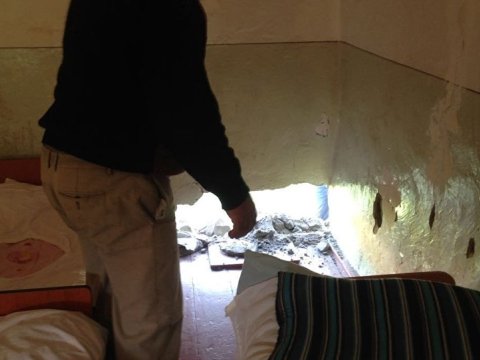 Oğuzda uşaq bağçası uçdu - FOTOLAR