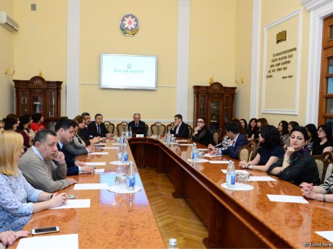 “İlham Əliyev. Elektron külliyyat” adlı yeni elektron resurs təqdim edilib - FOTOLAR