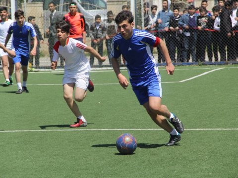 Məktəblilər arasında keçirilən futbol turnirinin qalibi məlum oldu - FOTO