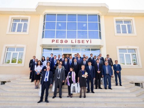 Avropalı təlimçilər Naxçıvanda peşə təhsili üzrə seminar keçdi