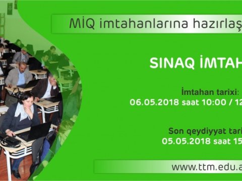 Müəllimlər üçün elektron sınaq imtahanı keçiriləcək - FOTO    