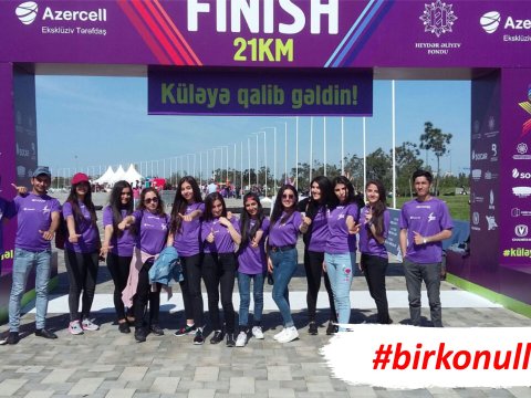 500-ə yaxın tələbə-könüllü “Bakı Marafonu 2018”-ə dəstək verib  
