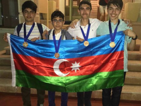 Şagirdlərimizin 2 elmi layihəsi ABŞ-da xüsusi mükafata layiq görülüb - FOTOLAR