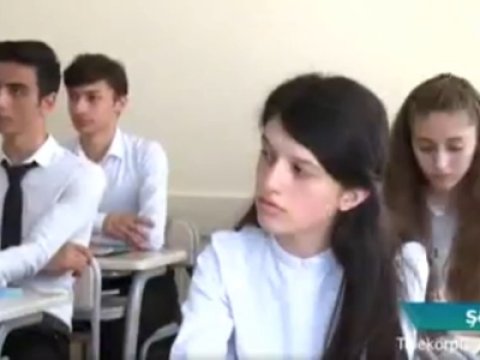 Şəkidə bir sinifdən 7 nəfər 600-dən çox bal topladı - VİDEO