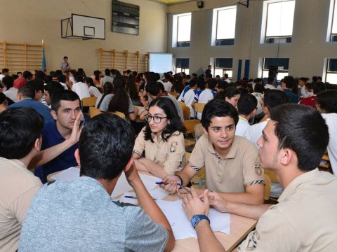 İntellektual oyun üzrə regional məktəb çempionatı keçirilib  