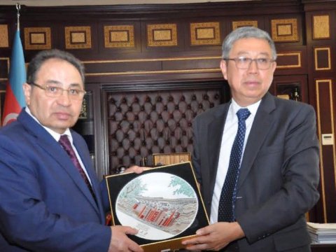 Pekin Universitetinin nümayəndə heyəti BDU-da olub    