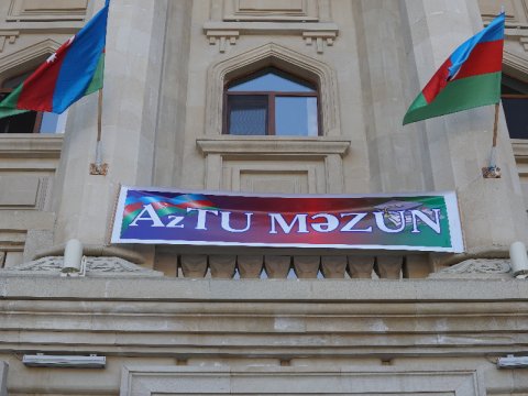 Bu il Azərbaycan Texniki Universiteti 2 min 178 gənc bitirib - Məzun günündən FOTOLAR  