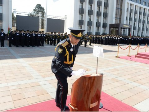 Polis Akademiyasında 2018-ci tədris ilinin buraxılışına həsr olunan təntənəli mərasim keçirilib