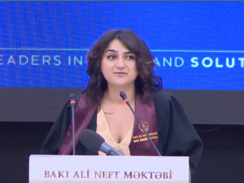 Bakı Ali Neft Məktəbin məzunu 7500 namizəd arasında  fərqləndi - VİDEO