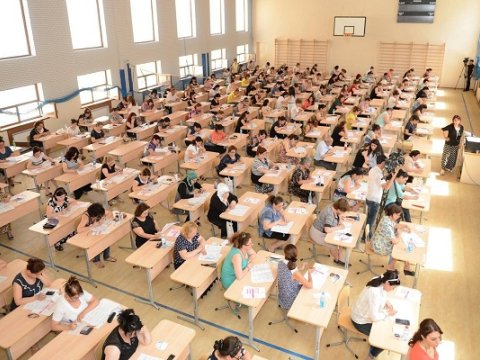 Riyaziyyat və informatika müəllimi olmaq istəyənlərin imtahanları başa çatdı