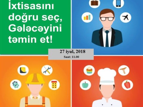 Abituriyentlər üçün ixtisas seçimi ilə bağlı təlim olacaq – ÖDƏNİŞSİZ  
