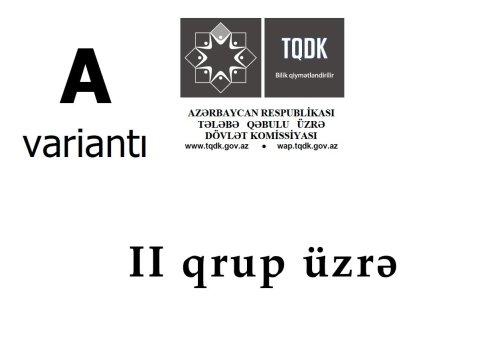 Abituriyentlərin nəzərinə! - II-III  ixtisas qrupları üzrə sual kitabçalarını əldə edə bilərsiniz