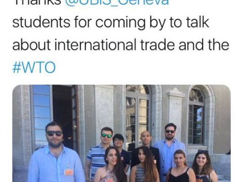 Dünya Ticarət Təşkilatı Azərbaycanlı tələbələrə təşəkkür etdi    