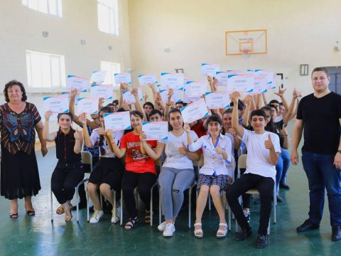    Şəmkirdə 440 şagirdi əhatə edən təhsil layihəsi həyata keçirilib   