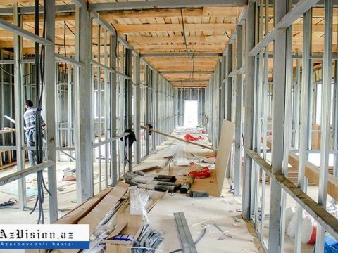 Qəbələdə 1400 metr yüksəklikdə tikilən məktəb - FOTOLAR  