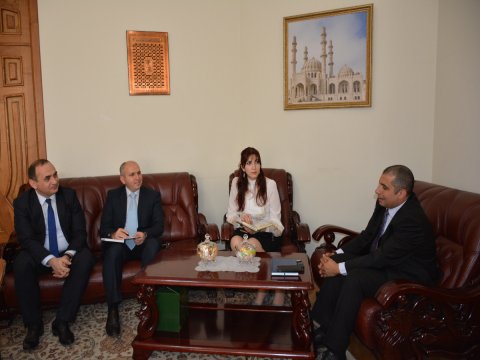 İlahiyyat institutunun rektoru Misir Mədəniyyət Mərkəzində oldu  
