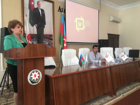 Təhsil Nazirliyinin “Bir” Tələbə-Könüllü Proqramının Gəncədə təqdimatı olub  