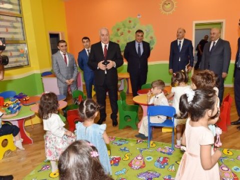 Sumqayıtda “Kaspi” uşaq bağçası istifadəyə verilib