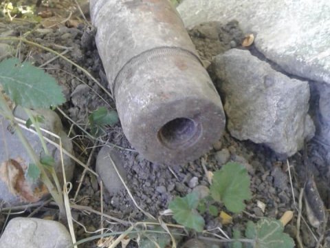 BDU-nun filialında top mərmisi tapılıb