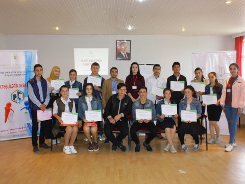 “Məktəblilərin debat klubu” Quba rayonunun Ağbil kəndində təşkil olundu