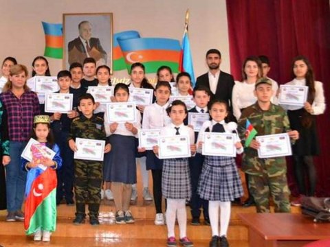Bakı məktəbliləri arasında keçirilən müsabiqələrin qalibləri mükafatlandırıldı