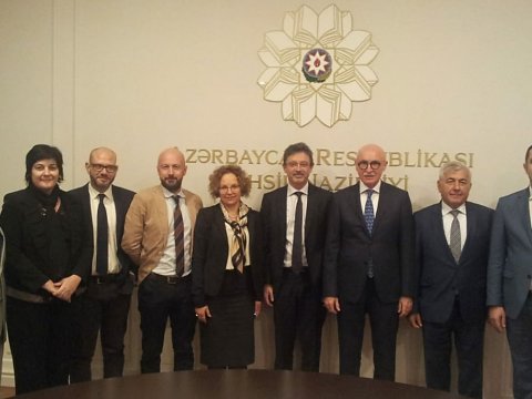 Nazir müavini İtaliyanın Ka Foskari Venesiya Universitetinin rektoru ilə görüşüb  