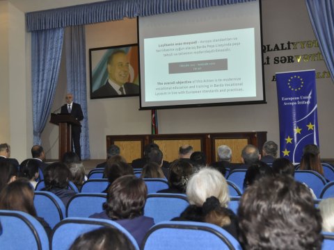 “Bərdə Peşə Liseyinin modernləşdirilməsi” layihəsinin açılış mərasimi keçirildi  