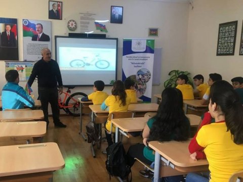 Qrant layihə çərçivəsində keçirilən seminar velosiped idmanına həsr olunub  