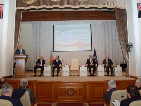 UNEC-də Türkiyə Universitetləri ilə əməkdaşlığa həsr olunan konfrans - FOTO