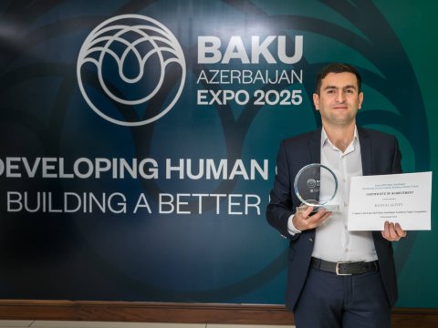 UNEC-in gənc müəllimi “Bakı Ekspo 2025” elmi məqalə müsabiqəsinin qalibi olub    