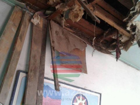 Kürdəmirdə dərs zamanı uçan məktəb tavanı xəsarətə səbəb olub? –Şöbə müdiri danışdı  