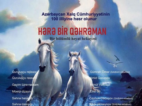 SABAH qrupların tələbələri Rus Dram Teatrında səhnəyə çıxıblar