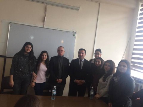 BDU-nun tələbələri üçün ustad dərsi keçirilib