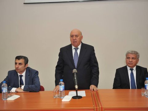 BMU-da Heydər Əliyevin anım mərasimi keçirilib - FOTO