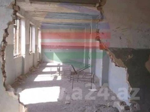 Azərbaycanda məktəb binası uçdu? - AÇIQLAMA