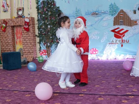 İnternat məktəbində “Bir qış günü” - FOTO