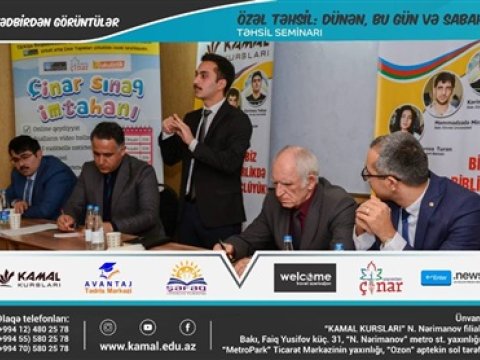 \'\'Özəl  təhsil: Dünən, bu gün və sabah\'\' adlı təhsil seminarı keçirildi 