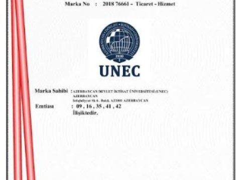 UNEC brendi Türkiyədə də dövlət qeydiyyatına alındı    