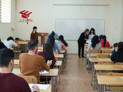 Jurnalistlər və QHT təmsilçiləri ADU-da imtahanları izlədi - FOTOLAR