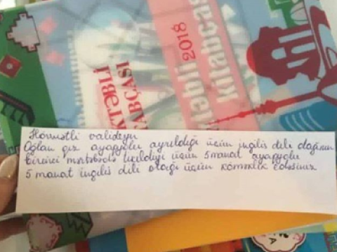 “10 manat köməklik edin” - Müəllimdən valideynə məktub