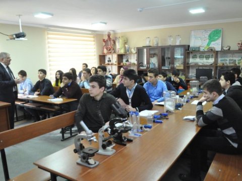 Lənkəran Dövlət Universitetində orta məktəb şagirdləri üçün açıq dərslər keçirilib –FOTO