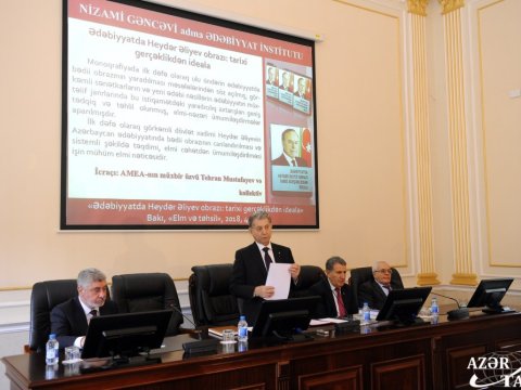 AMEA-nın  fəaliyyətinin yekunlarına dair hesabat təsdiqləndi