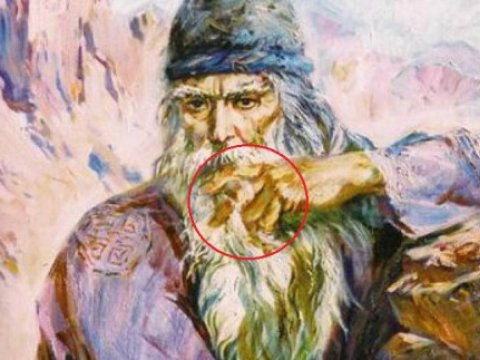 Bu şəkildə Dədə Qorqud siqaret çəkir? - İddialara cavab