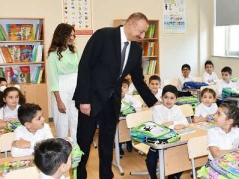 Prezident məktəb tikintisinə 2 milyon manat ayırdı