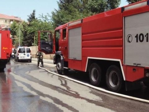 Qubada məktəb binasında baş verən yanğın söndürülüb - YENİLƏNİB