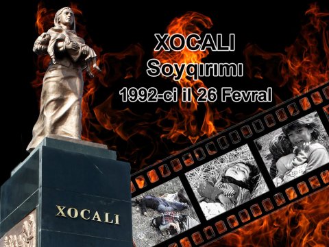 Xaricdəki tələbələr Xocalı faciəsi ilə bağlı yürüş təşkil etdi
