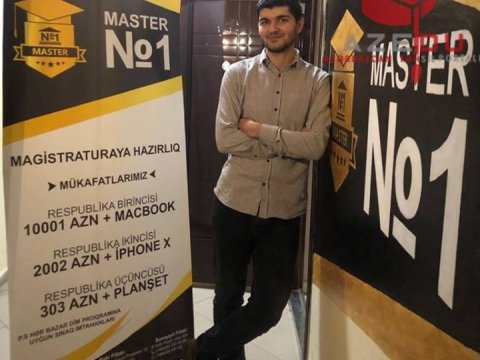 Magistratura imtahanlarının Respublika birincisi:”Nahara da çıxmayıb, hazırlaşırdım”  