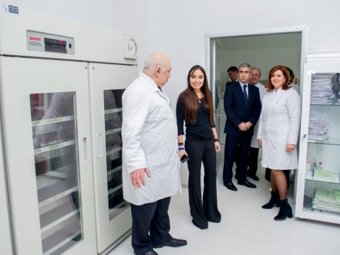 Leyla Əliyeva Elmi-Tədqiqat Hematologiya və Transfuziologiya İnstitutunda olub